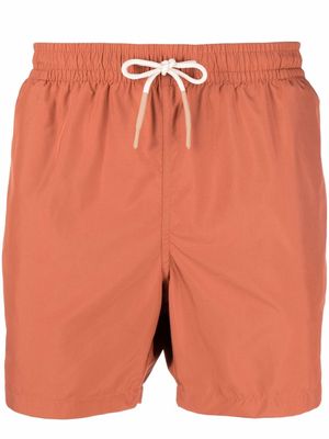Eleventy drawstring swim shorts - Orange
