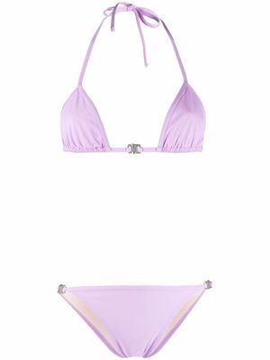 1017 ALYX 9SM rollercoaster-buckle bikini set - Purple