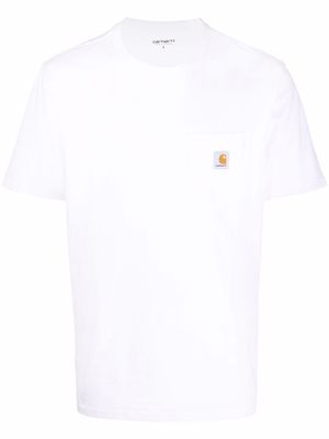 Carhartt WIP logo-patch cotton T-shirt - White