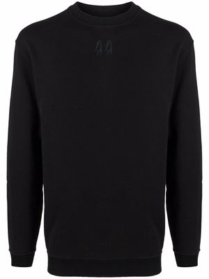 44 label group Jede Dunkle Nacht cotton sweatshirt - Black
