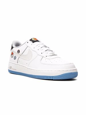 Nike Kids Air Force 1 1 LV8 1 "Happy Hoops" sneakers - White