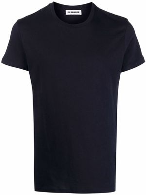 Jil Sander short-sleeved cotton T-shirt - Blue