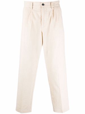 Barena fleece-texture chino trousers - Neutrals