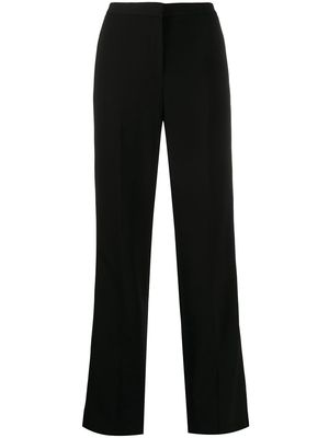 Theory crepe straight-fit trousers - Black
