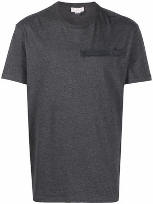 Alexander McQueen logo tape short-sleeve T-shirt - Grey