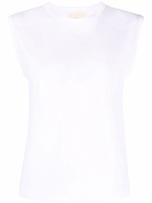 Loulou Studio Brani sleeveless T-shirt - White