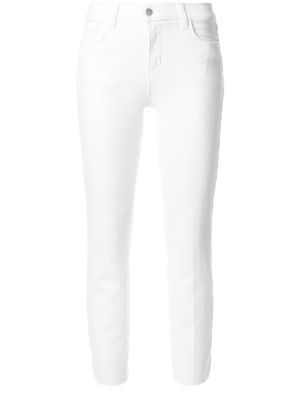 L'Agence cropped jeans - White