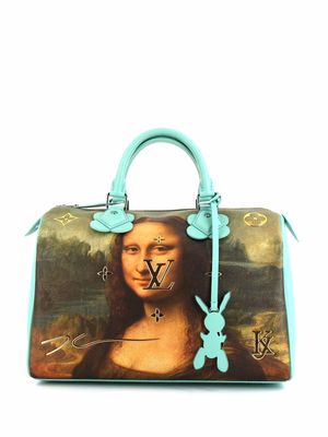 Louis Vuitton 2017 pre-owned Mona Lisa Speedy handbag - Blue