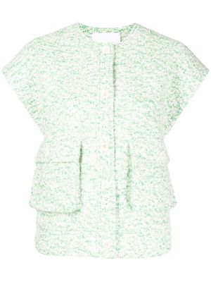 REMAIN short-sleeve knitted top - Green