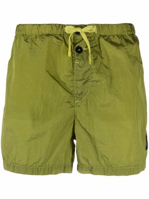 Stone Island straight-leg swim shorts - Green