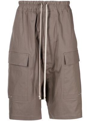 Rick Owens drawstring-waist cargo shorts - Brown