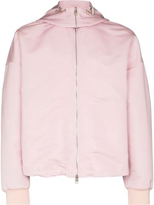 Alexander McQueen Blake hooded jacket - Pink