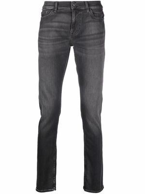 7 For All Mankind low-rise slim-fit jeans - Grey