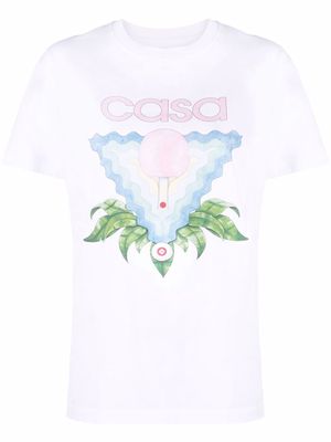Casablanca graphic-print T-shirt - White