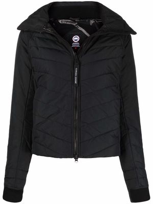 Canada Goose logo-patch padded jacket - Black