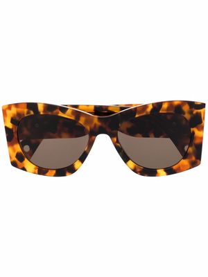 LANVIN tortoiseshell-effect cat-eye sunglasses - Brown