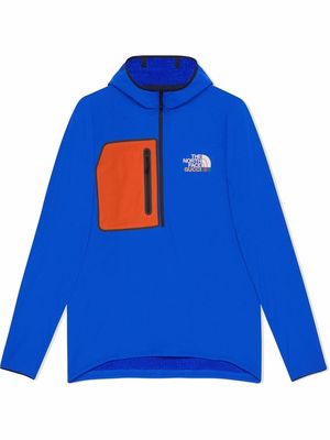 Gucci x The North Face hooded top - Blue