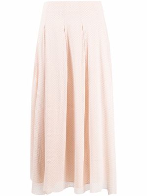 Fabiana Filippi A-line printed maxi skirt - Pink