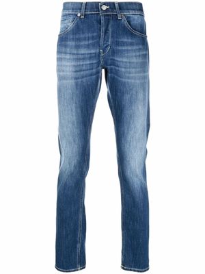 DONDUP stonewashed-effect jeans - Blue