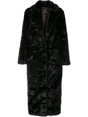 Unreal Fur Black Bird faux-fur coat
