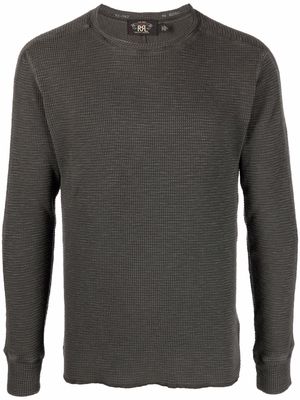 Ralph Lauren RRL waffle-knit cotton jumper - Grey