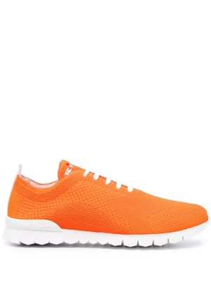 Kiton mesh low-top sneakers - Orange