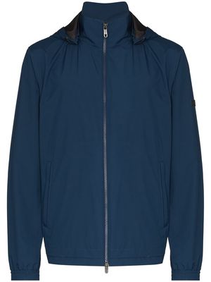 Z Zegna zip-up lightweight jacket - Blue
