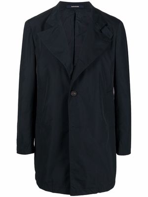 Tagliatore single-breasted short coat - Blue