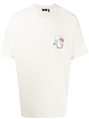 FIVE CM graphic-print short-sleeve T-shirt - Neutrals