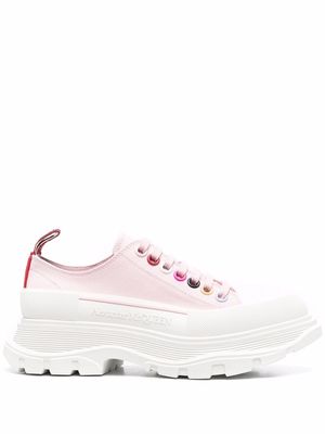 Alexander McQueen Tread Slick low-top sneakers - Pink