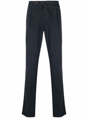 Pt01 stretch-cotton chino trousers - Blue