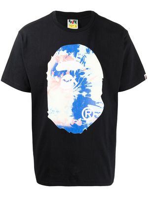 A BATHING APE® tie-dye print T-shirt - Black