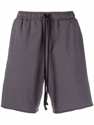Alchemy drawstring-waist knee-length shorts - Grey