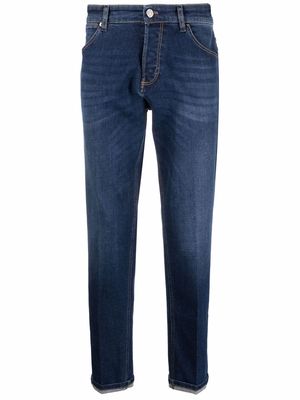 Pt01 mid-rise slim-fit jeans - Blue