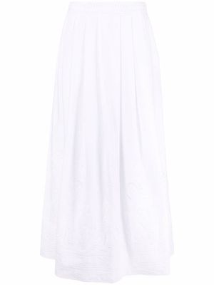 Ermanno Scervino flared maxi skirt - White