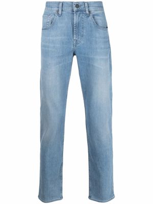 7 For All Mankind low-rise straight jeans - Blue