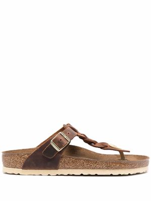 Birkenstock braid-detail sandals - Brown