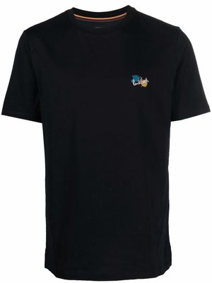 PAUL SMITH embroidered-logo cotton T-shirt - Black