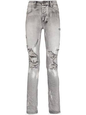 Ksubi Van Winkle Erarik trashed skinny jeans - Grey