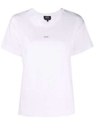 A.P.C. Jade logo-print T-shirt - White
