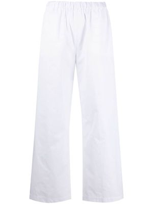 ASPESI poplin straight-leg trousers - White
