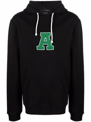 Axel Arigato logo-patch hoodie - Black