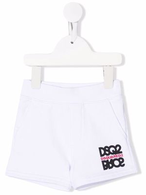 Dsquared2 Kids logo-print shorts - White