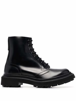 Adieu Paris Type 165 leather ankle boots - Black