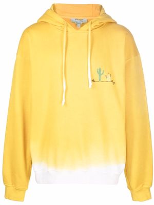 Nick Fouquet embroidered-design hoodie - Yellow