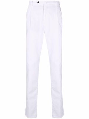 Pt01 stretch-cotton chino trousers - White