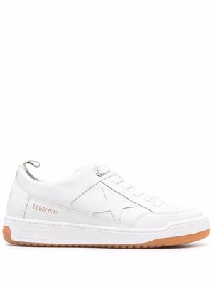 Golden Goose Yeah! star leather sneakers - White