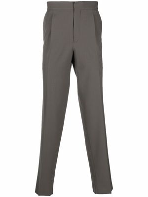 Z Zegna mid-rise tapered trousers - Green
