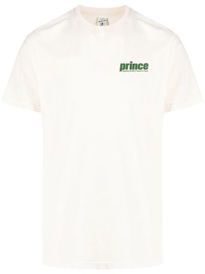 Sporty & Rich x Prince logo-print T-shirt - Neutrals