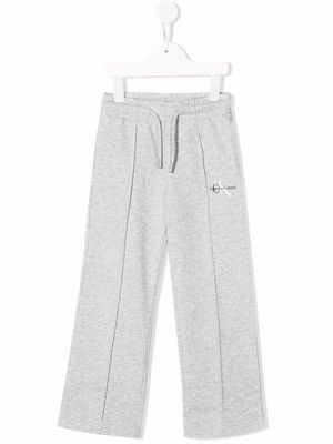 Calvin Klein Kids logo-embroidered track pants - Grey